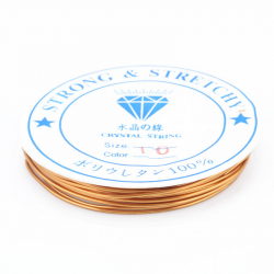 Copper Jewelry Wire, Copper color, Thickness: 1.0 mm, Length: 2.5 m