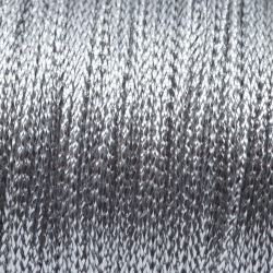 Metallic Cord, Silver color, Thickness: 0.8 mm, Roll: 100 m