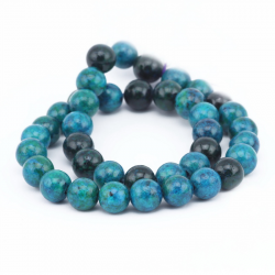 Gemstone Beads, Natural Chrysocolla, 10 mm