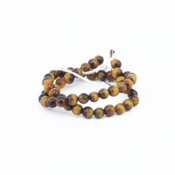 Gemstone Beads, Natural Tiger Eye, 6 mm