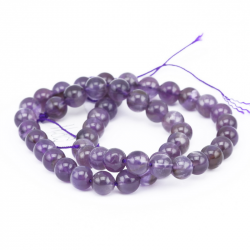 Gemstone Beads, Natural Amethyst, 8 mm