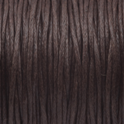 Vaskota kokvilnas aukla, brūnā krāsā, Diametrs: 1.0 mm