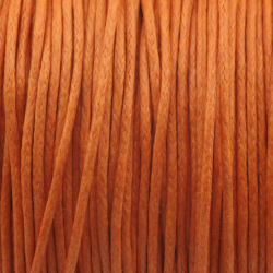Vaskota kokvilnas aukla, oranžā krāsā, Diametrs: 1.0 mm