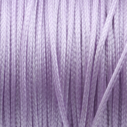 Waxed Polyester Cord, Plum, Thickness: 1.0 mm