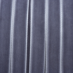 Velvet Ribbon, Grey, Width: 10 mm