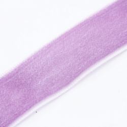 Velvet Ribbon, Light Purple, Width: 19 mm