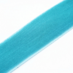 Samta lentīte, zilganzaļā krāsā, Platums: 19 mm