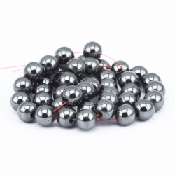 Gemstone Beads, Natural Hematite, 12 mm