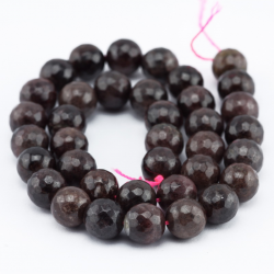 Gemstone Beads, Natural Garnet, 10.5~11 mm