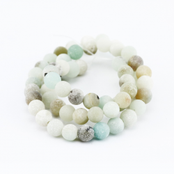 Gemstone Beads, Natural Amazonite, 6 mm