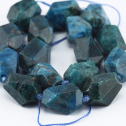 Gemstone Beads, Natural Apatite, 20~23 mm x 12~15 mm