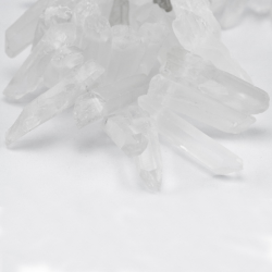 Akmens pērles, dabīgs kvarca kristāls,  22~53 mm x 10~24 mm