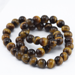 Gemstone Beads, Natural Tiger Eye, 8 mm