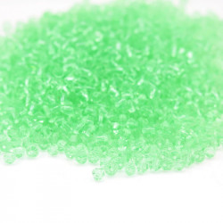 Glass Beads, Green, 4 mm