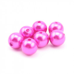 Akrila pērles, lillā, 12 mm