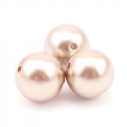 Akrila pērles, haki, 20 mm